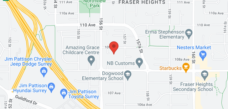 map of 10828 156A STREET